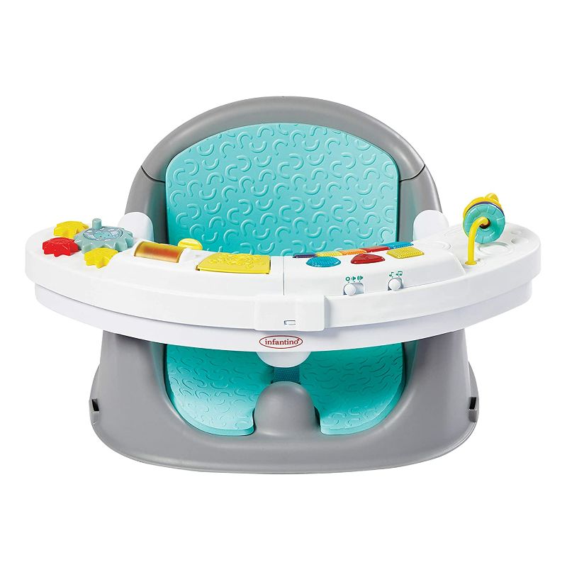 Photo 4 of -SEE NOTES-Infantino Music & Lights 3-in-1 Discovery Seat and Booster with Electronic Piano for Sensory Exploration