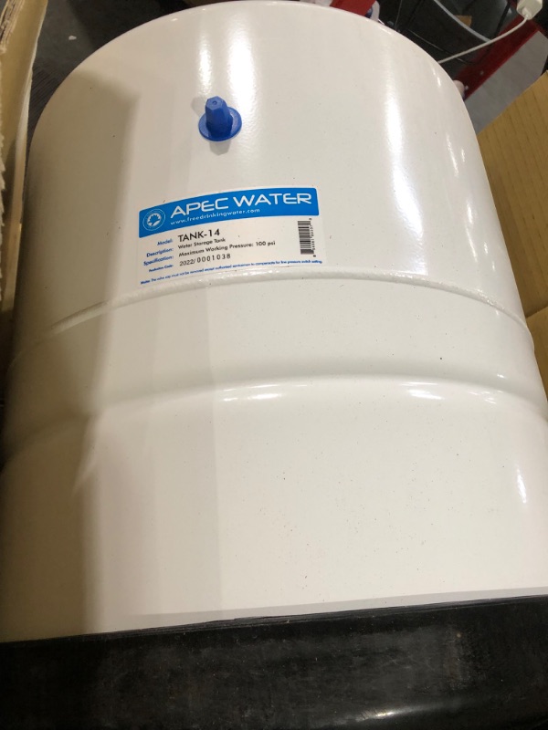 Photo 5 of APEC 14 Gallon Pre-Pressurized Reverse Osmosis Water Storage Tank