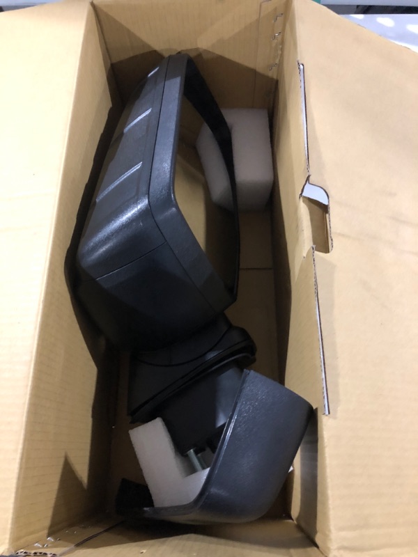 Photo 2 of TRQ MRA09713 Right Passenger Side Door Mirror with Manual Folding Manual Adjustment Compatible with 2019-2020 Chevrolet Silverado 1500