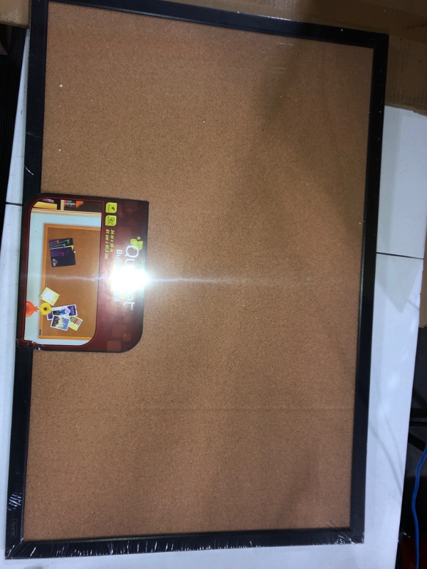 Photo 1 of Quartet Cork Bulletin Board, Oak