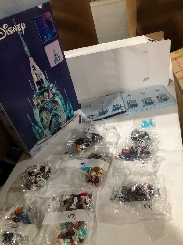 Photo 2 of **MISSING PARTS **LEGO Disney Princess: Frozen The Ice Castle 43197 Building Toy Set for Kids, Girls, and Boys Ages 14+ (1709 Pieces) Frustration-Free Packaging