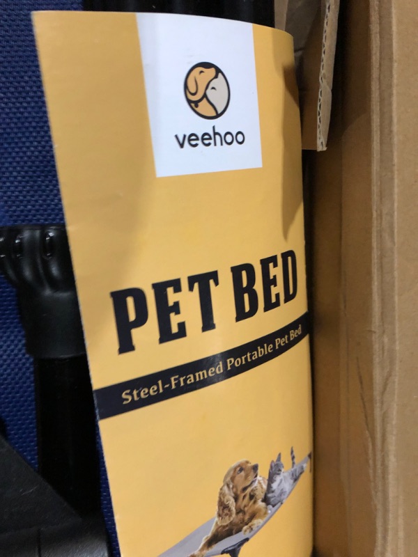 Photo 3 of **SEE NOTES**
Veehoo Cooling Elevated Dog Bed, Portable Raised Pet Cot with Washable & Breathable Mesh, 