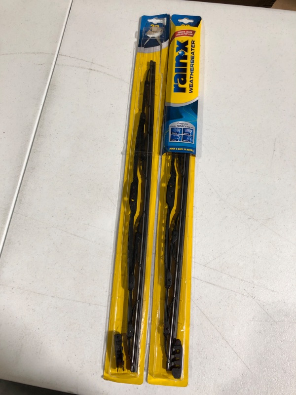 Photo 2 of Rain-X  WeatherBeater Windshield Wiper Blade - 22" (Pack of 2) 