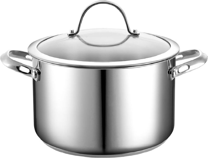 Photo 2 of **SEE NOTES**
Cooks Standard 6-Quart Stainless Steel Stockpot with Lid & 8-Quart Classic Stainless-Steel 