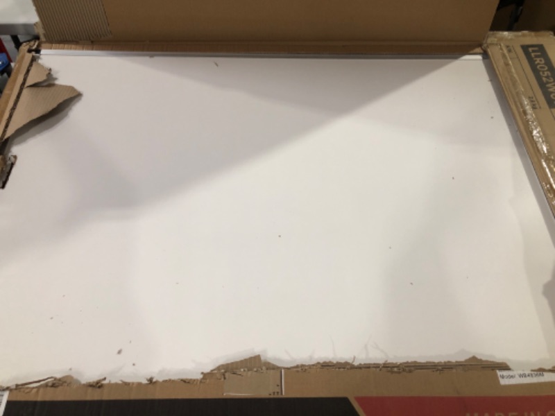 Photo 2 of Dry Erase Board, Melamine, 48 x 36 Inches,Silver Aluminium Frame