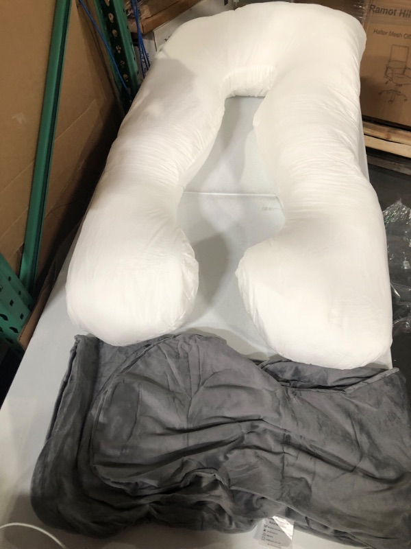 Photo 2 of  Pregnancy Pillow, Grey U-Shape