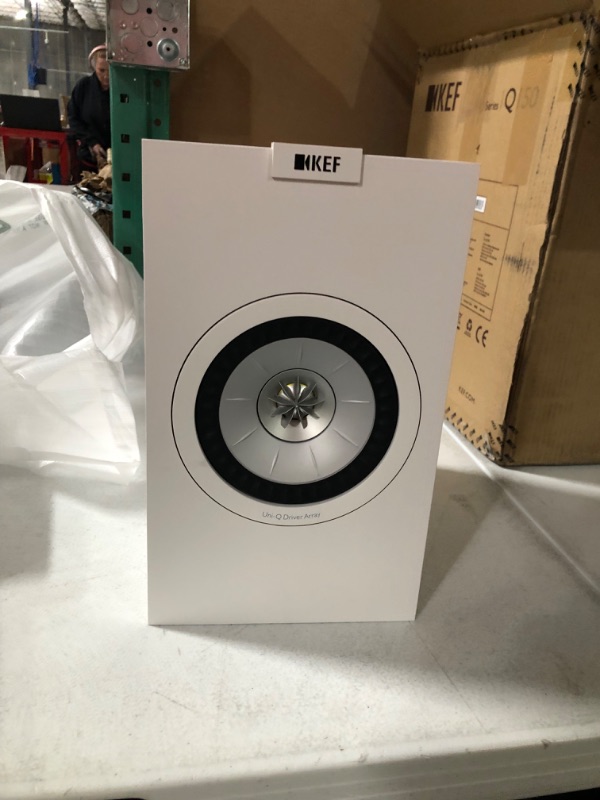 Photo 1 of KEF Q150 Bookshelf Speakers (Pair, White)
