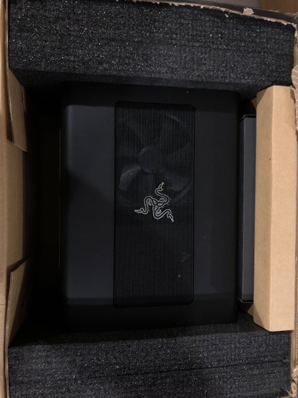 Photo 2 of Razer Core X Aluminum External GPU Enclosure (eGPU): Compatible with Windows & MacOS Thunderbolt 3 Laptops