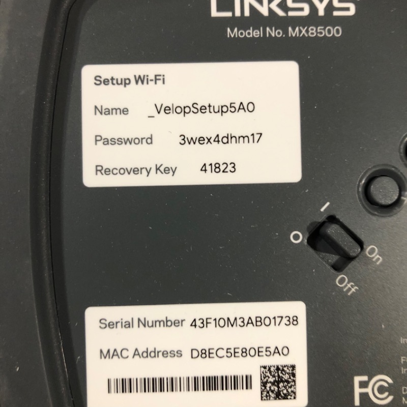 Photo 5 of Linksys MX8503 Atlas Max 6E Tri-Band Mesh Wi-Fi 6E System (3 Pack)