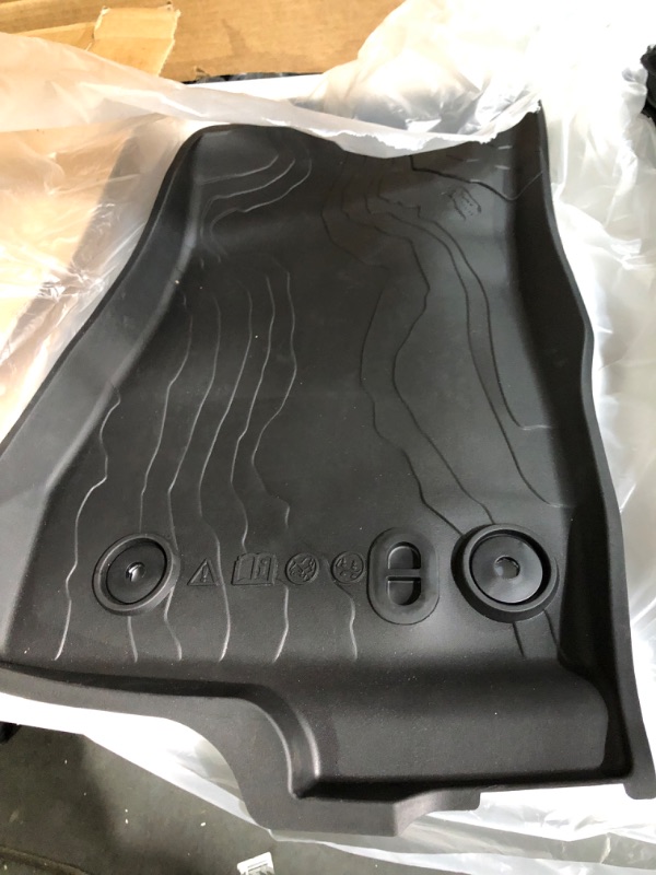 Photo 1 of A&UTV PRO Gladiator All Weather Floor Mats, for 2020 2021 2022 2023 Jeep Gladiator JT 4 Door, TPE Material Front & Rear Floor Liners 2 Row