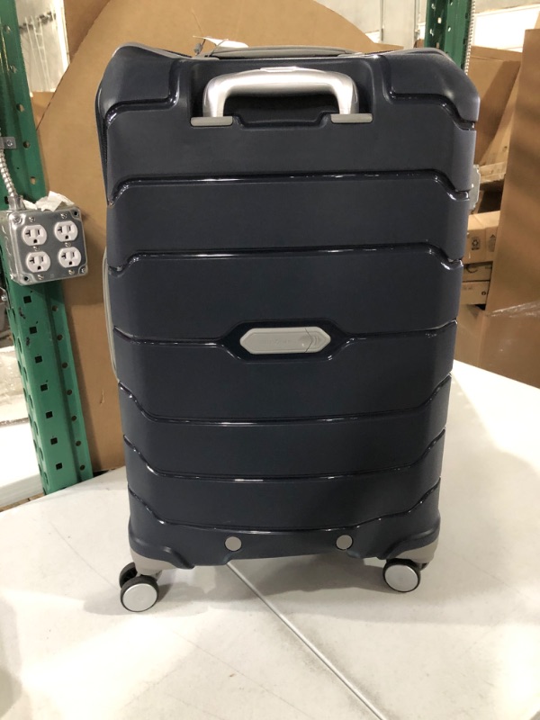 Photo 2 of  Samsonite Freeform Hardside Expandable with Double Spinner Wheels, Checked-Medium 24-Inch, Navy