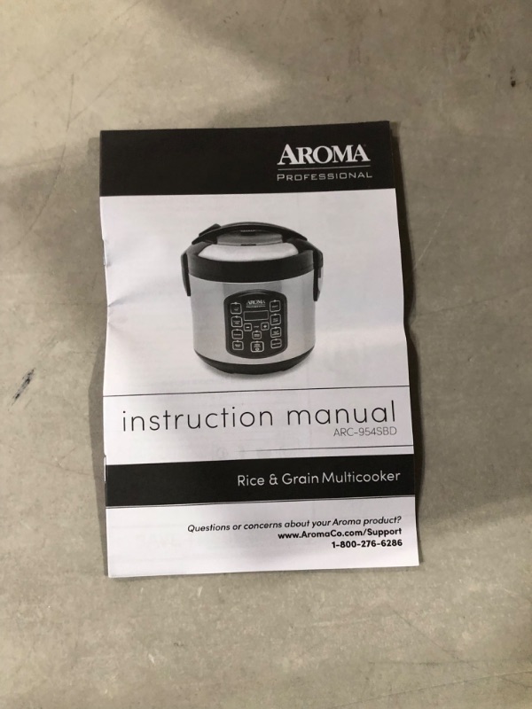 Photo 2 of Aroma Housewares ARC-954SBD Rice Cooker, 4-Cup Uncooked 2.5 Quart, Professional Version