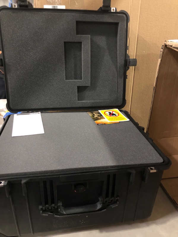 Photo 3 of Pelican 1620 Case With Foam (Black) With Foam Black Frustration-Free Packaging