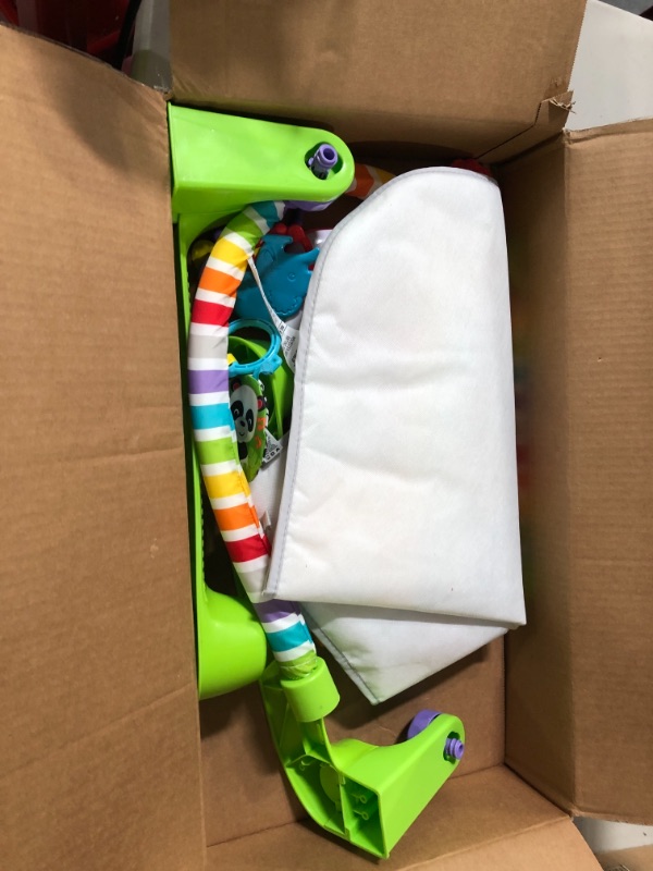 Photo 1 of Fisher-Price Deluxe Kick 'n Play Piano Gym, Green, Gender Neutral, 1 Count (Pack of 1) (Frustration Free Packaging) Kick 'n Play Piano - Frustration Free Packaging
