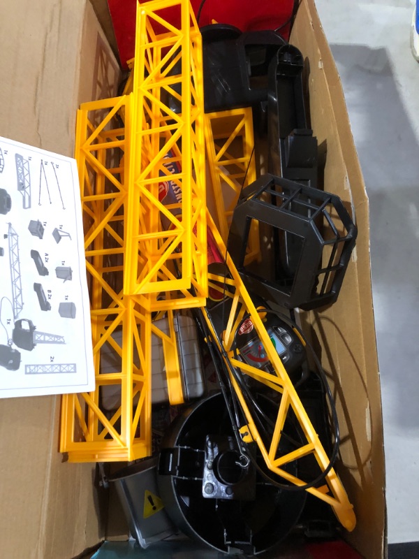 Photo 2 of Dickie Toys 40" Giant Crane Playset , Yellow