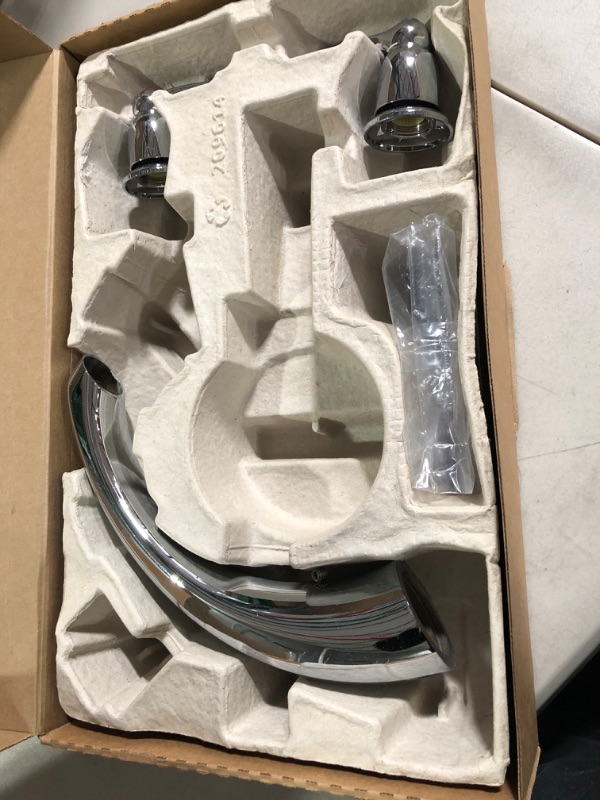 Photo 2 of ***SEE INFO*** Moen Eva Brushed Nickel Two-Handle Deck Mount Roman Tub Faucet Trim Kit, Valve Required