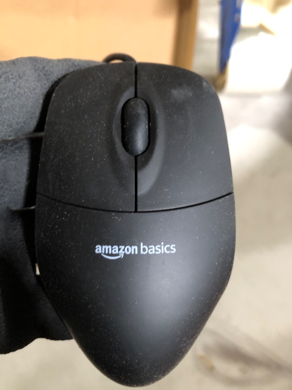 Photo 4 of AmazonBasics USB Wired Computer Keyboard and Wired Mouse Bundle Pack Bundle with 