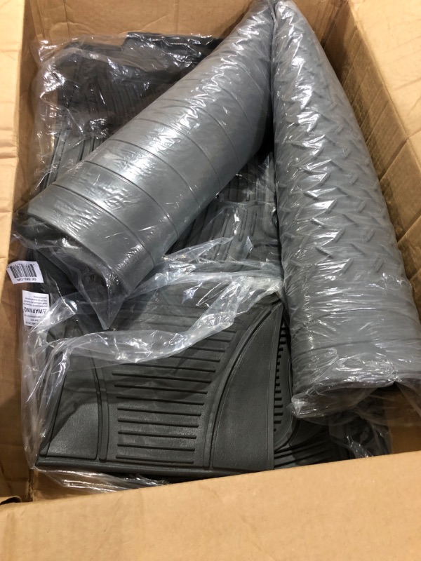 Photo 1 of BDKProLiner Gray All Weather Rubber Auto Floor Mats 