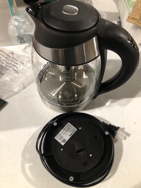 Photo 2 of **SLIGHT SIIGNS OF USE** Chefman Electric Kettle w/ Temperature Control1.8 Liters 