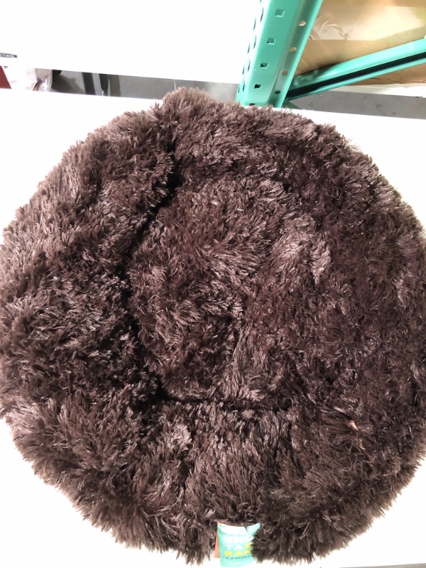 Photo 1 of Best Friends by Sheri The Original Calming Donut Cat and Dog Bed in Shag and Lux Fur, Machine Washable.