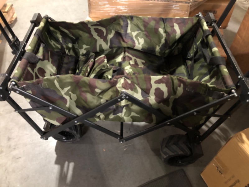 Photo 4 of **USED** Happbuy Collapsible Folding Wagon with Removable Canopy Camouflage