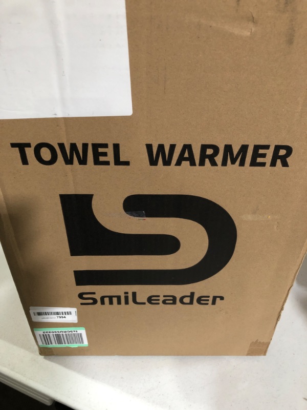 Photo 3 of  Towel Warmer Barrel Bathroom Large Portable Towel Warmer Auto Shut-Off Elegant White