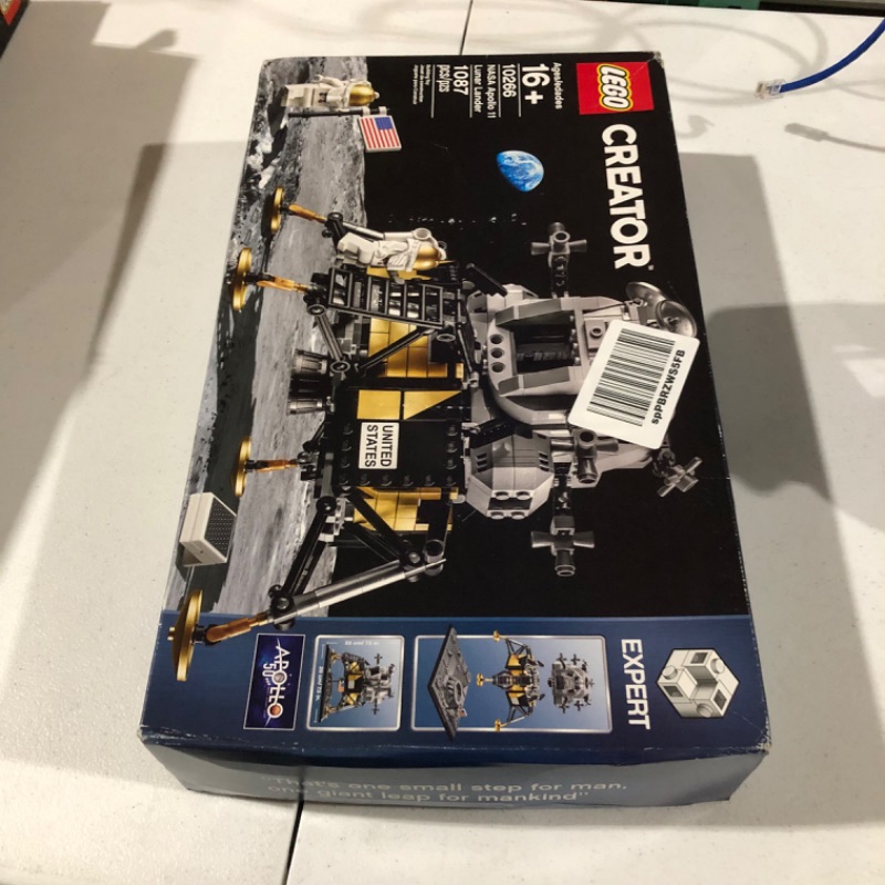 Photo 2 of *NEW UNOPENED*LEGO Creator Expert NASA Apollo 11 Lunar Lander 10266 Building Toy Set for Ages 16+ (1087 Pieces)