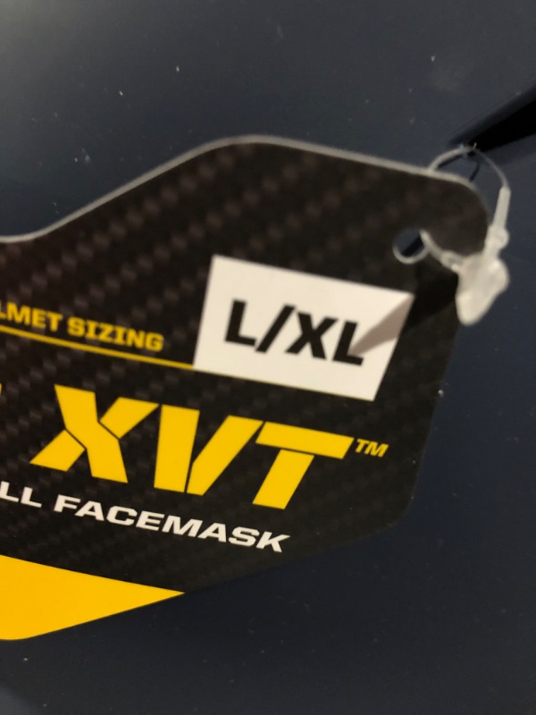 Photo 6 of EvoShield XVT Batting Helmet with Softball Facemask - Matte and Glossy Finishes Matte Large/X-Large Navy