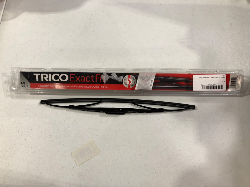 Photo 2 of TRICO Exact Fit 15 Inch Pack of 1 Conventional Automotive Replacement Wiper Blade For Car (15-1) 22 x 2.5 x 1 inches