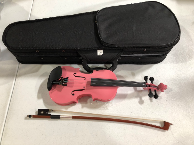 Photo 2 of **SEE NOTES**
SKY Brand New Children's Violin 1/16 Size Pink Color 21 x 5 x 8 inches