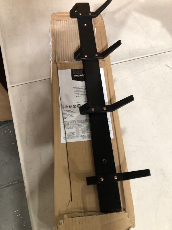 Photo 2 of Amazon Basics Wall-Mounted Farmhouse Coat Rack,