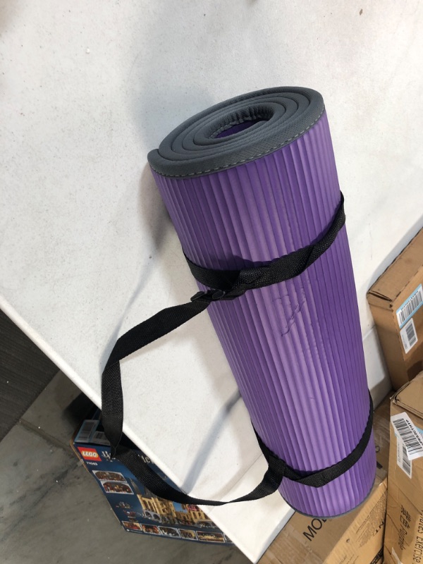Photo 1 of BalanceFrom GoFit All-Purpose 2/5-Inch (10mm) Thick Exercise Pilates Yoga Mat with Carrying Strap