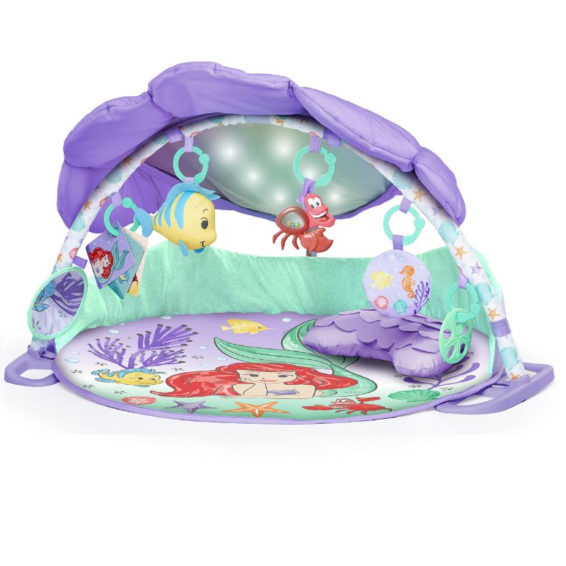 Photo 1 of **SEE NOTES**
Bright Starts the Little Mermaid Twinkle Trove Light-Up Musical Baby Activity Gym with Tummy 