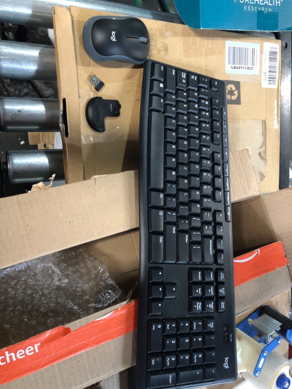Photo 1 of **SEE NOTES**
Logitech MK270 Wireless Keyboard And Mouse Combo For Windows, 2.4 GHz Wireless, Compact Mouse - Black 1 Pack Keyboard and Mouse Combo