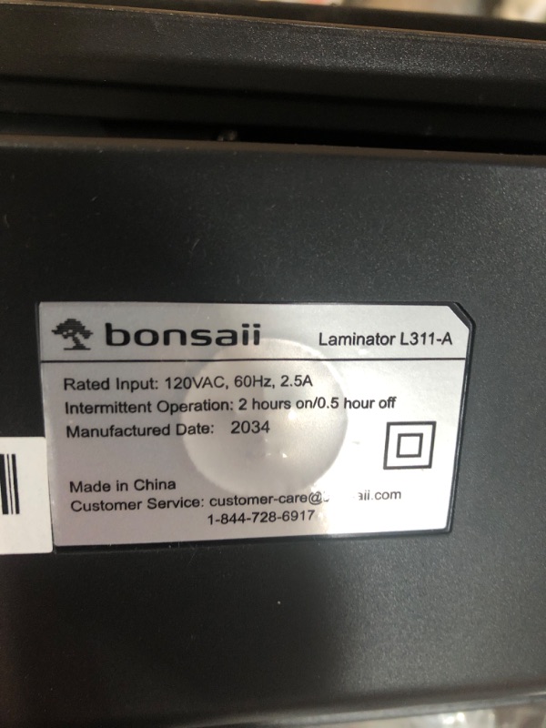 Photo 1 of Laminator, 13 Inches Thermal Laminating Machine for A3/A4/A6, 4 in 1 Bonsaii Personal Hot and Cold Laminator with Cutter, Paper Trimmer and 25 Pouches, for Office/School/Home Use, L311-A A3-Black