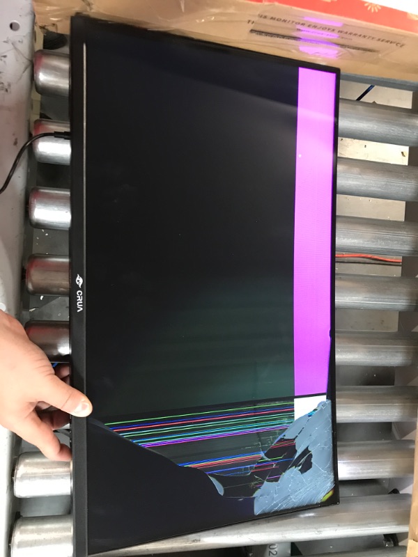 Photo 6 of CRUA 24 inch 144hz/165hz Curved Gaming Monitor, FHD 1080P Frameless 
