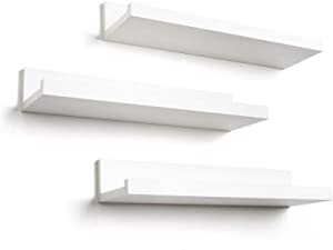 Photo 1 of [Brand New]  Americanflat 14" White Floating Shelves for Wall -  3pc