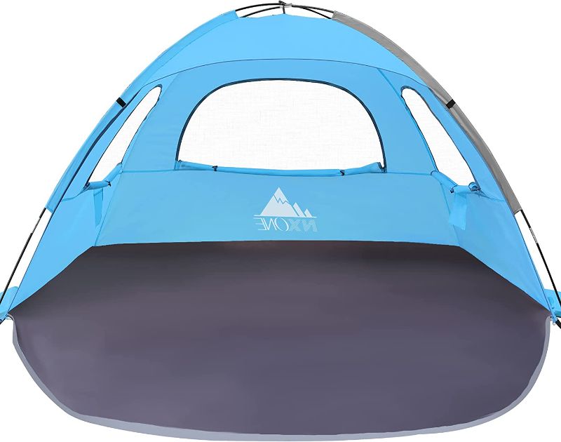 Photo 1 of [Notes] NXONE Beach Tent Sun Shade Shelter for 2-3 Person with UV Protection - Blue
