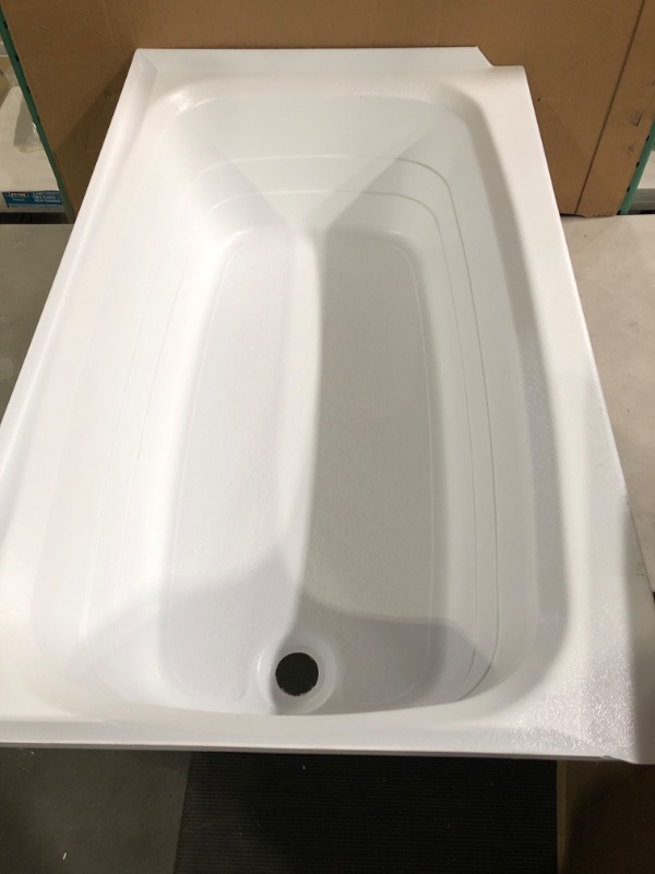 Photo 2 of Lippert Components 209681 White 24" x 46" Left Handed Bath Tub