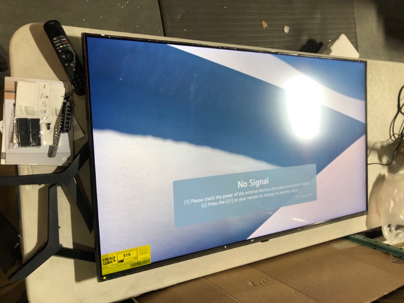 Photo 1 of LG 50-inch Class QNED80 Series 4K Smart TV 6.80 in (L) x 50.20 in (W) x 30.50 in (H)
