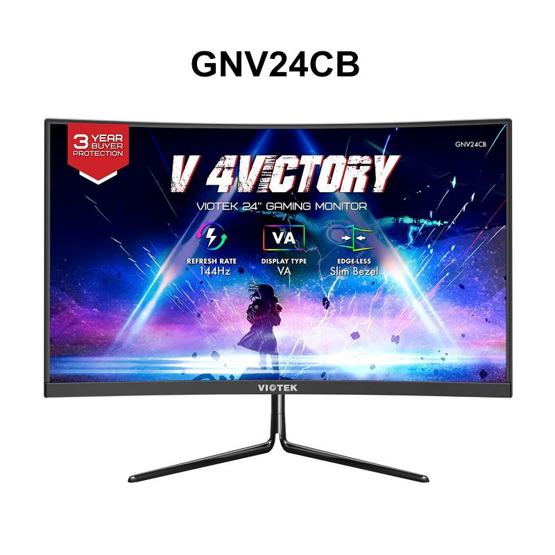 Photo 1 of VIOTEK 24 Inch 165Hz/ 144Hz/75Hz Gaming Monitor 1440p/1080p FreeSync G-Sync
