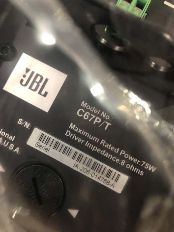 Photo 3 of JBL Professional C67P/T Sold as Pair Black 6.5-Inch Speaker Subwoofer