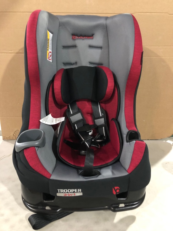 Photo 3 of Baby Trend Trooper 3 in 1 Convertible Car Seat Red