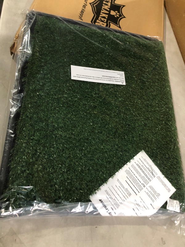 Photo 2 of Artificial Grass Puppy Pee Pad for Dogs and Small Pets - 20x25 