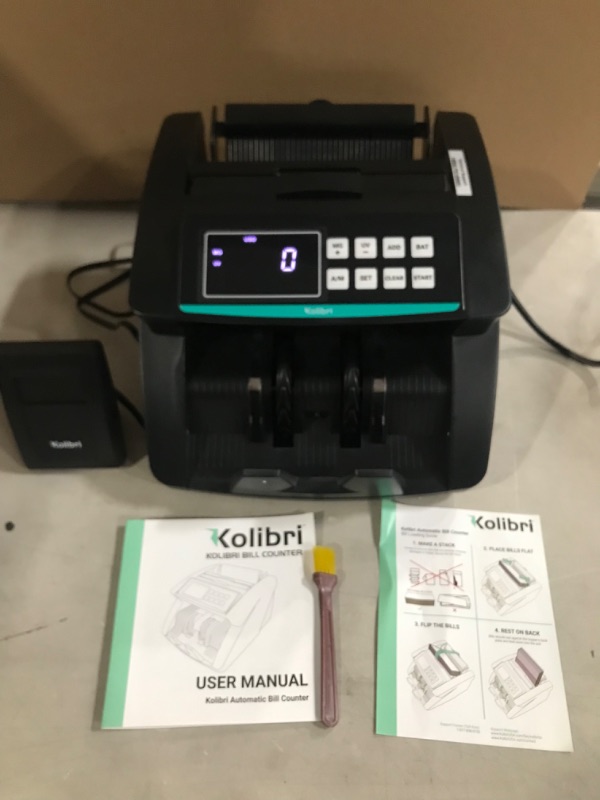 Photo 2 of Kolibri Money Counter with UV Detection