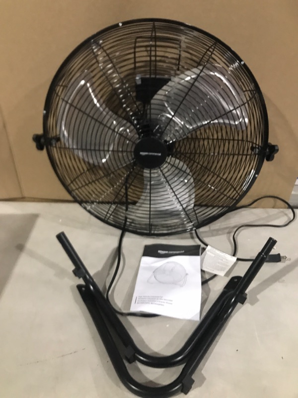 Photo 2 of AmazonCommercial 20" High Velocity Industrial Fan, Black,