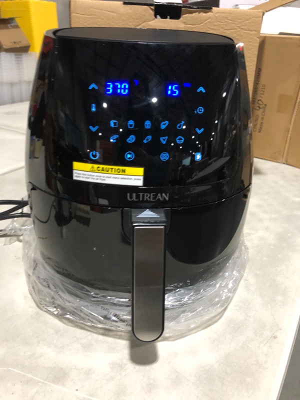 Photo 4 of *USED* ULTREAN 5.8 Quart Air Fryer, Electric Hot Air Fryers, 1700W, UL Listed (Black)