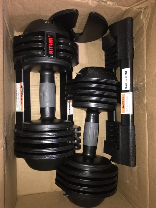 Photo 2 of ALTLER Adjustable Dumbbell, 22lb/25lb/44lb/52lb 