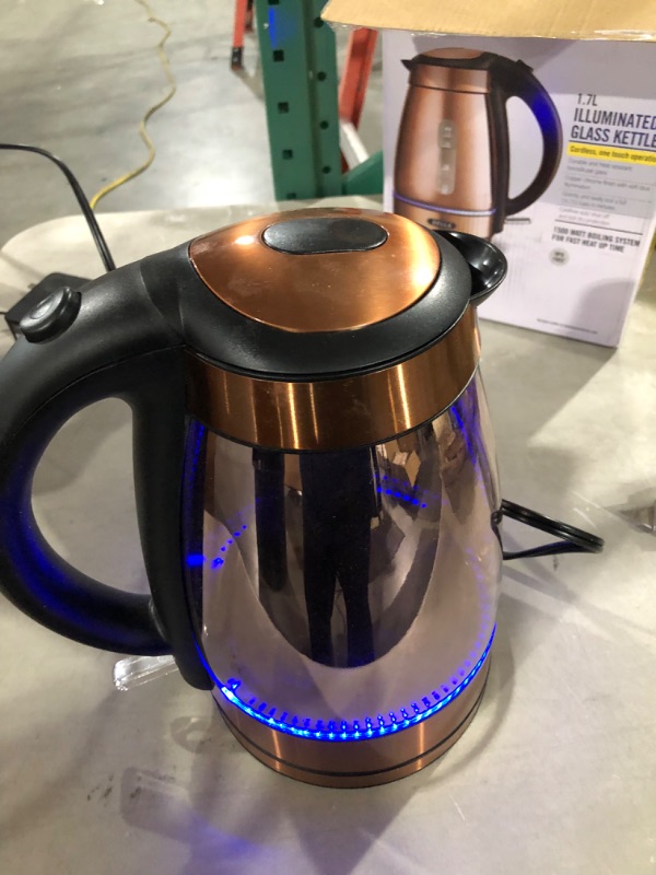 Photo 2 of *SEE NTOES* BELLA (14753) 1.7 Liter Electric Tea Kettle Copper Chrome