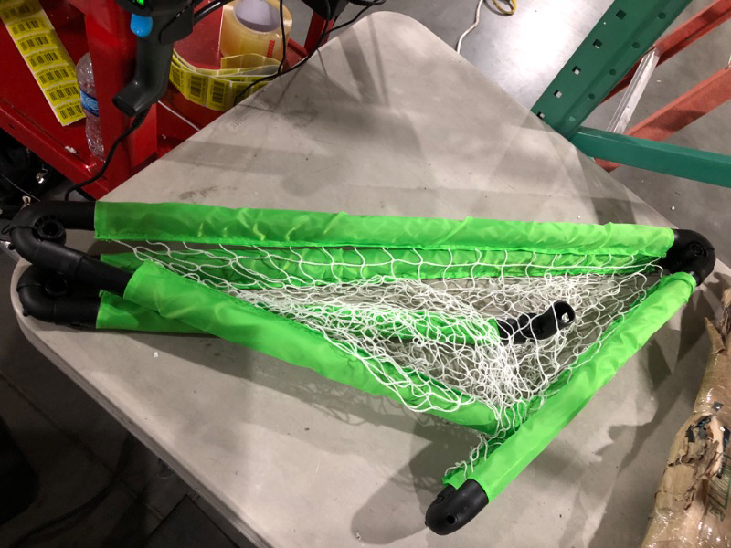 Photo 2 of *NO BALL* Franklin Sports Kids Mini Soccer Goal Set Neon Green - 36" x 24" (60156)